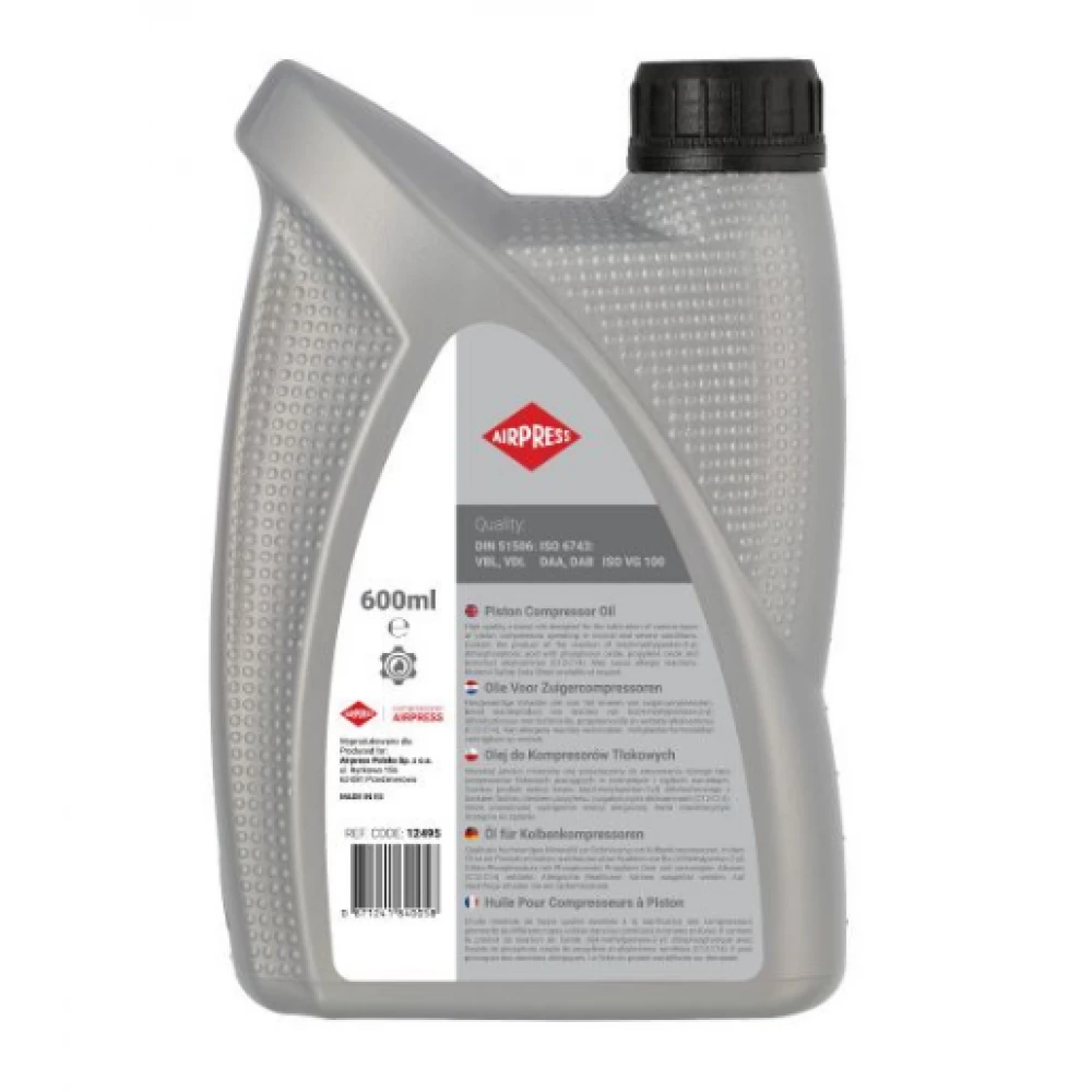 Минерално масло за бутален компресор 600 мл. - 12495