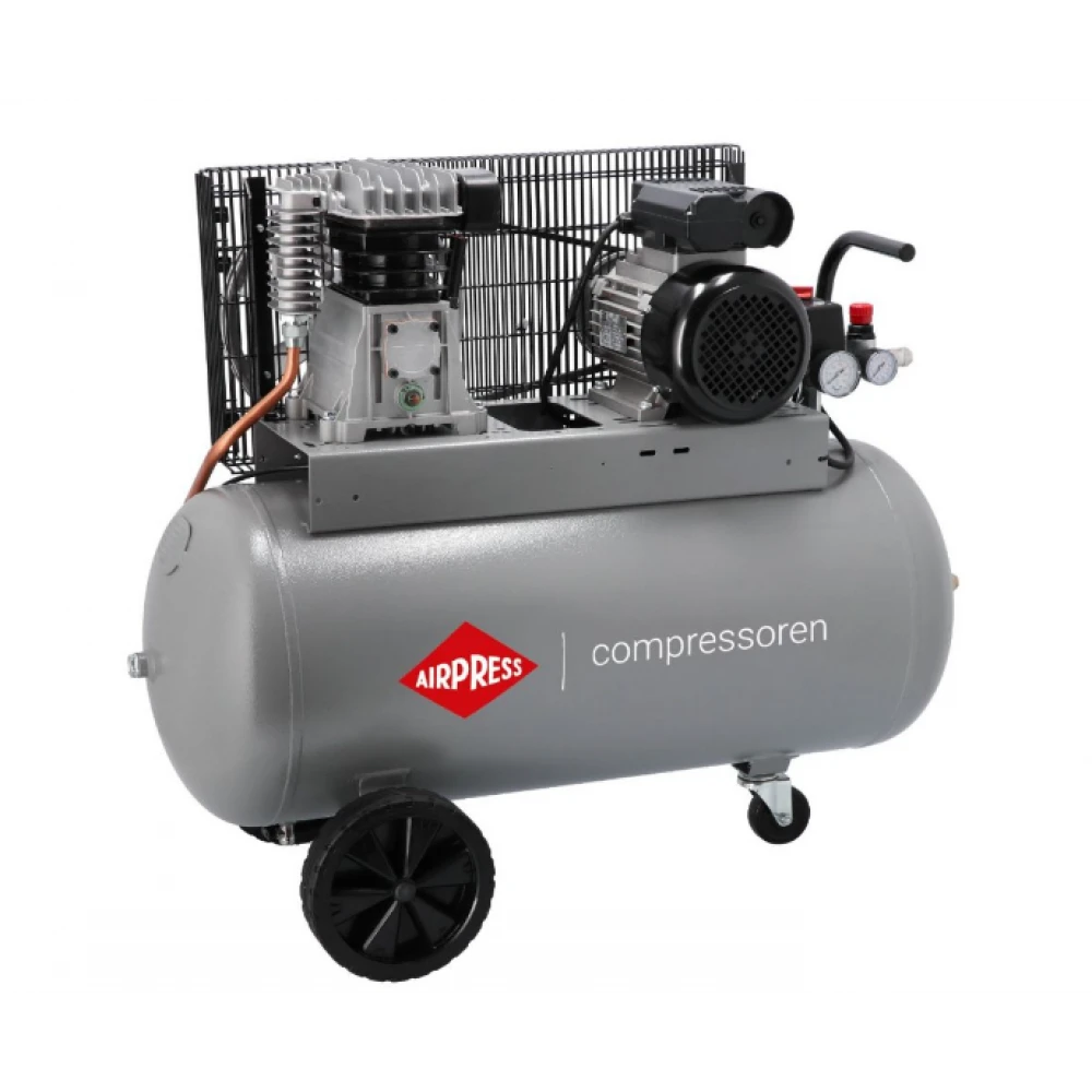 Двубутален компресор HL 375-100 Pro 10 бара 3 HP/2.2 kW 231 л./мин. 90 литра 360562