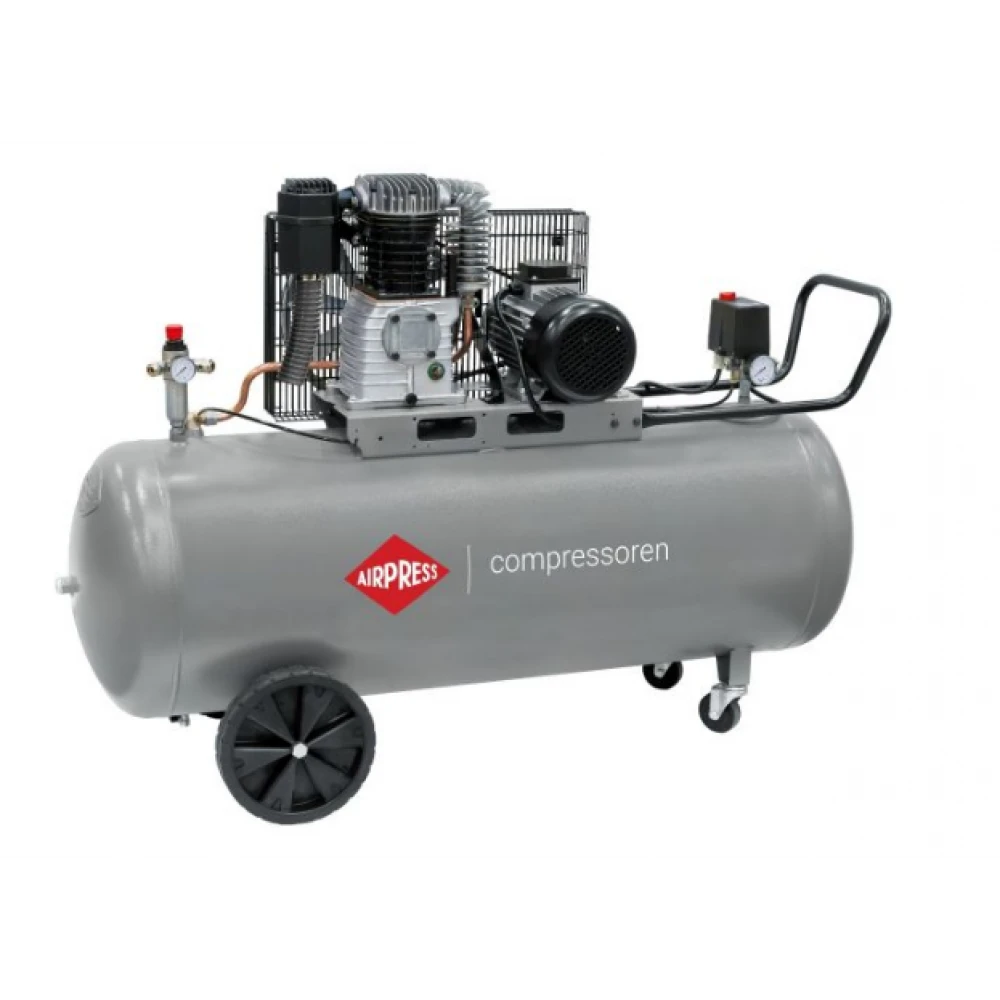 Двубутален компресор HK 600-200 Pro 10 бара 4 HP/3 kW 400V 380 л./мин. 200 литра 360564