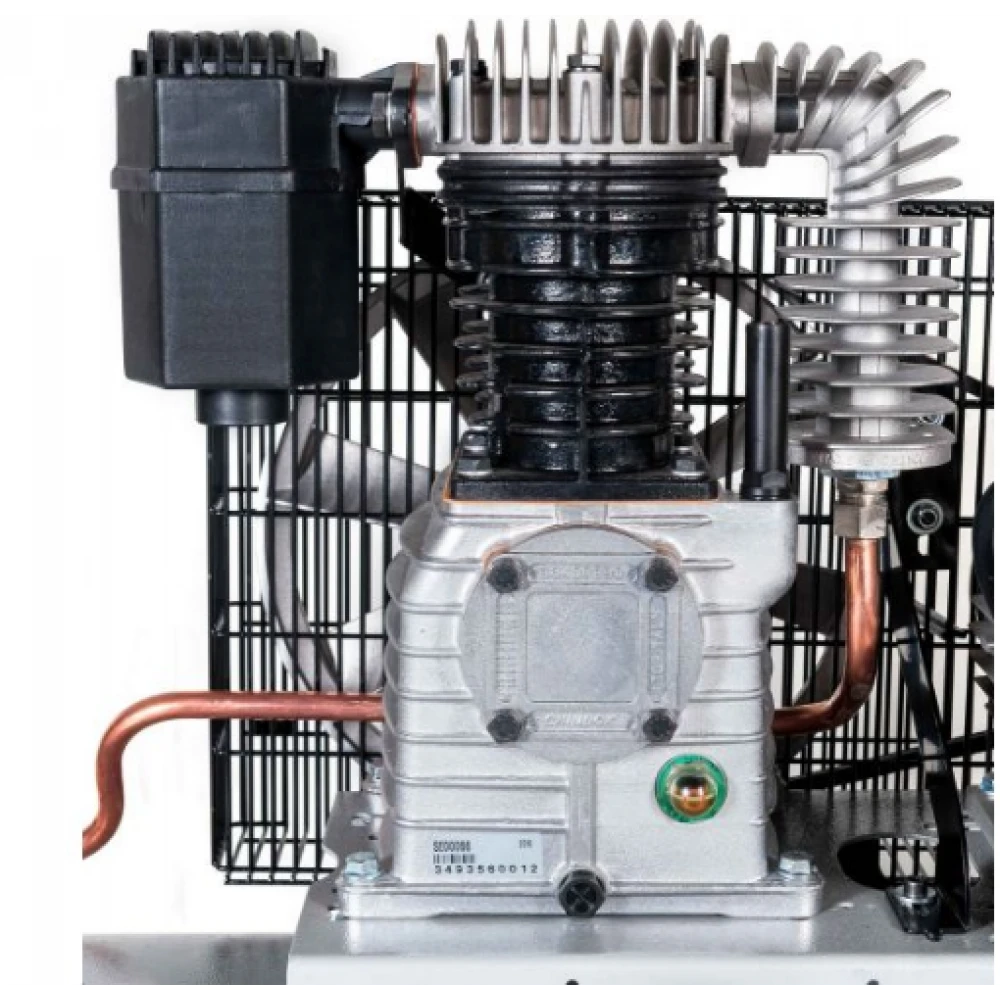 Двубутален компресор HK 600-200 Pro 10 бара 4 HP/3 kW 400V 380 л./мин. 200 литра 360564