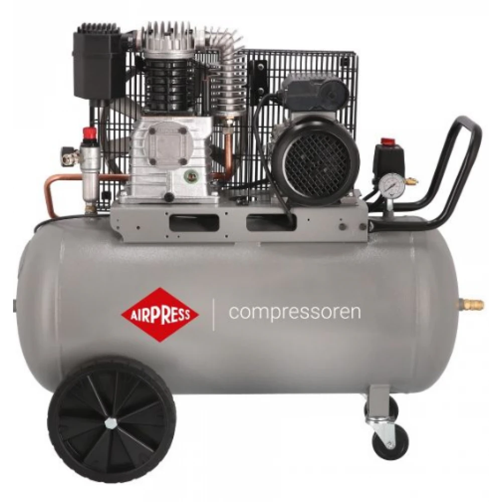 Двубутален компресор HL 425-100 Pro 10 бара 3 HP/2.2 kW 317 л./мин. 100 литра 360566