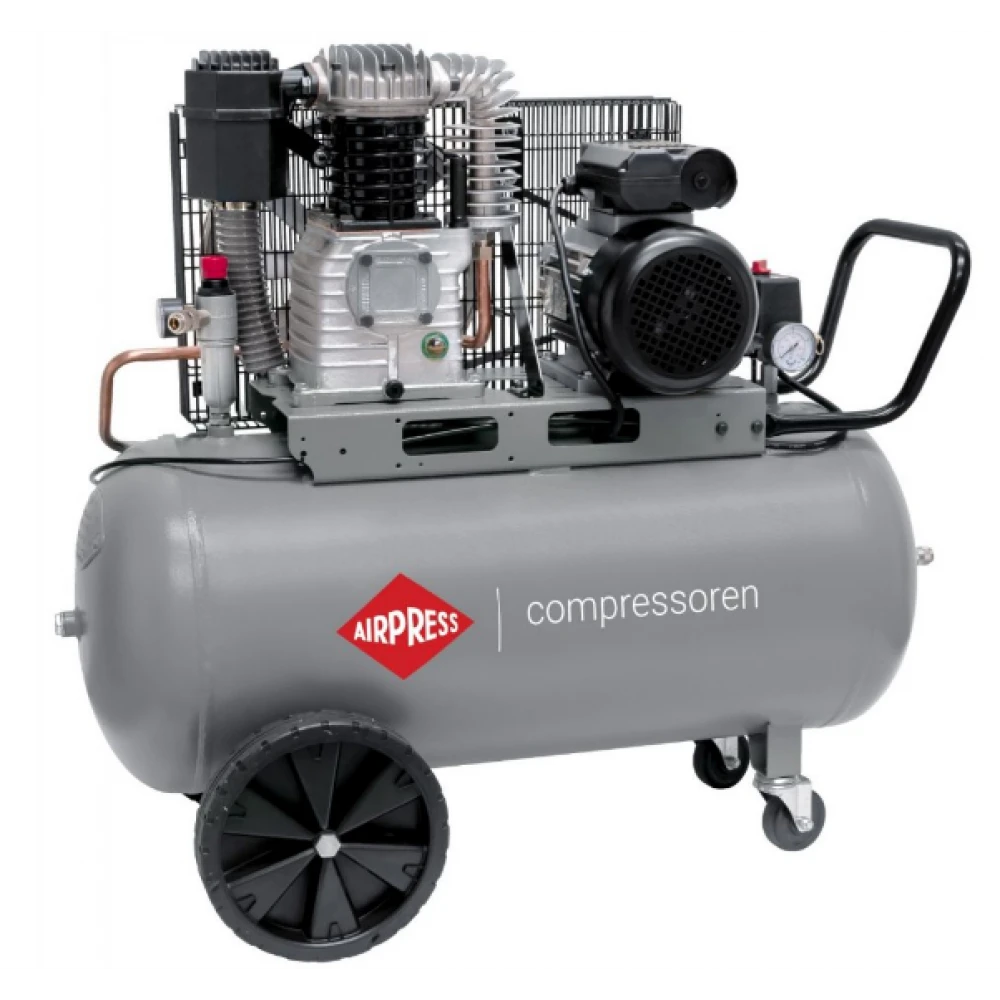 Двубутален компресор HL 425-90 Pro 10 бара 3 HP/2.2 kW 317 л./мин. 90 литра 360666