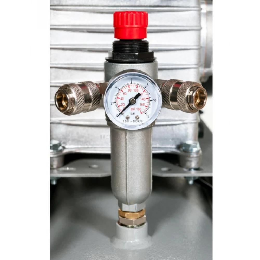 Двубутален компресор HL 425-90 Pro 10 бара 3 HP/2.2 kW 317 л./мин. 90 литра 360666