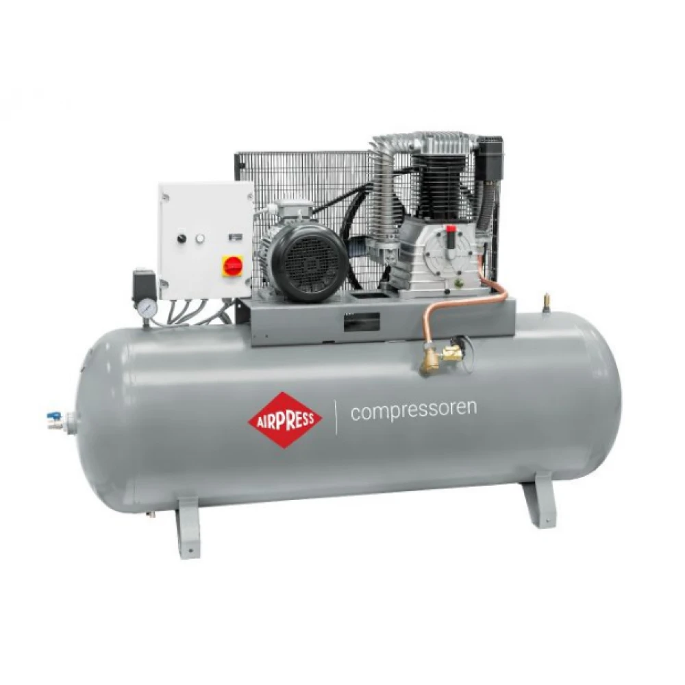 Двубутален компресор - връзка звезда-триъгълник HK 1500-500 SD Pro 14 бара 10 HP/7.5 kW 400V 686 л./мин. 500 литра 360674