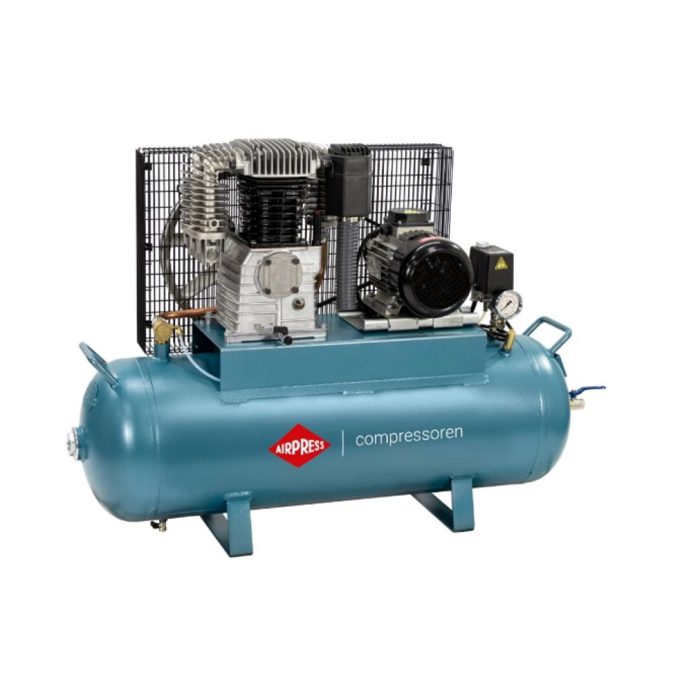 Двубутален компресор K 100-450 14 бара 3 HP/2.2 kW 400V 270 л./мин. 100 литра 36512-N