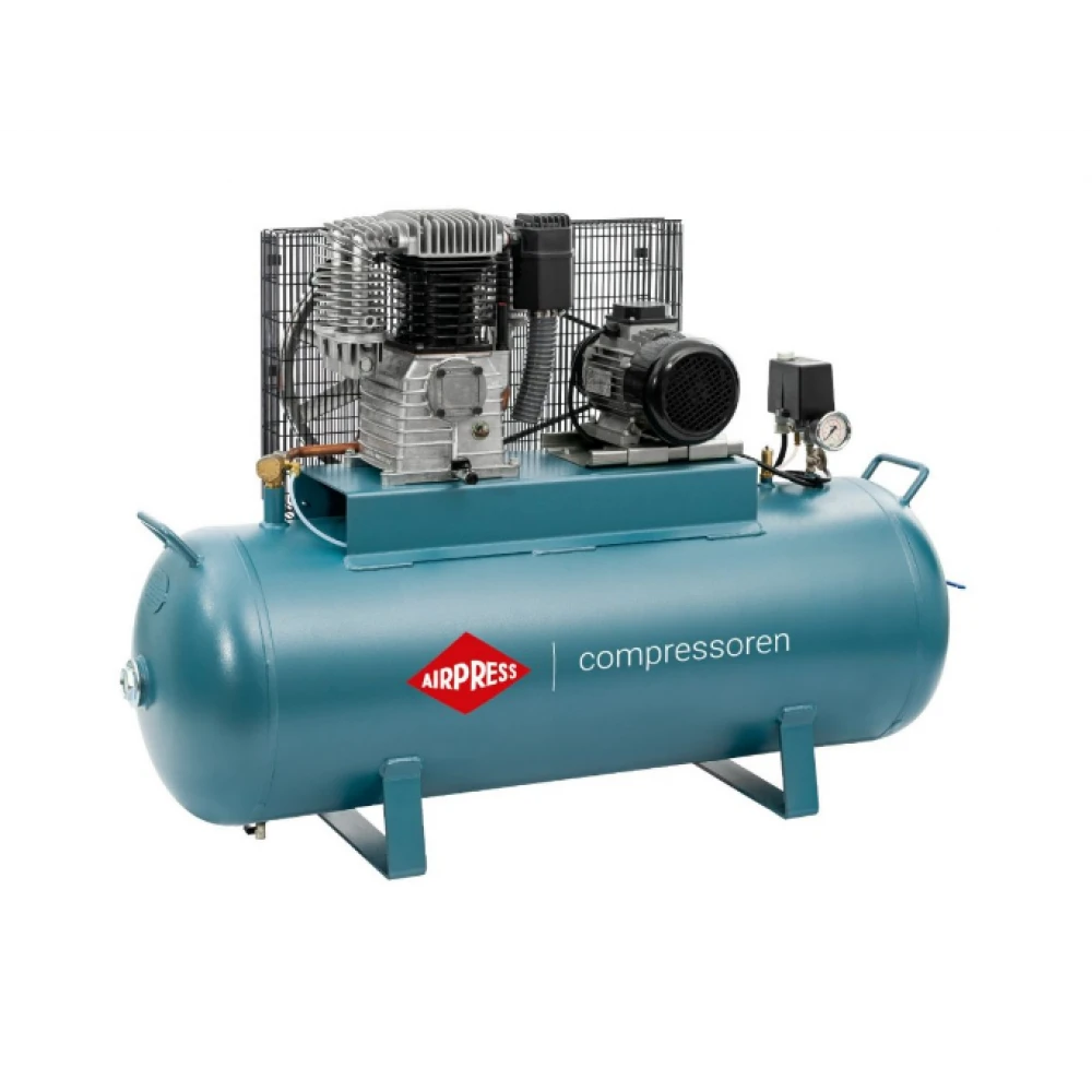 Двубутален компресор K 200-450 14 бара 3 HP/2.2 kW 400V 270 л./мин. 200 литра 36520-N