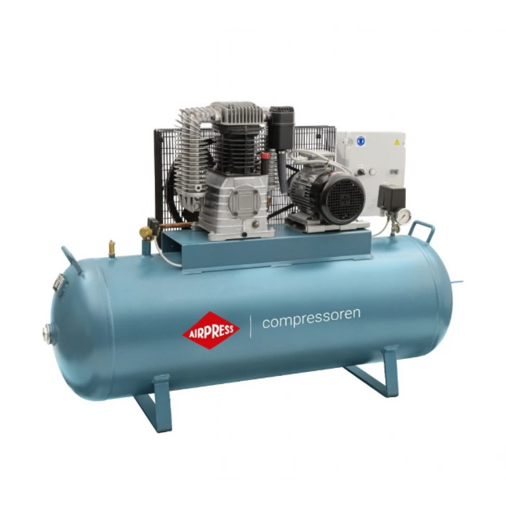 Двубутален - връзка звезда-триъгълник компресор K 300-700S 14 бара 5.5 HP/4 kW 400V 420 л./мин. 300 литра 36525-N