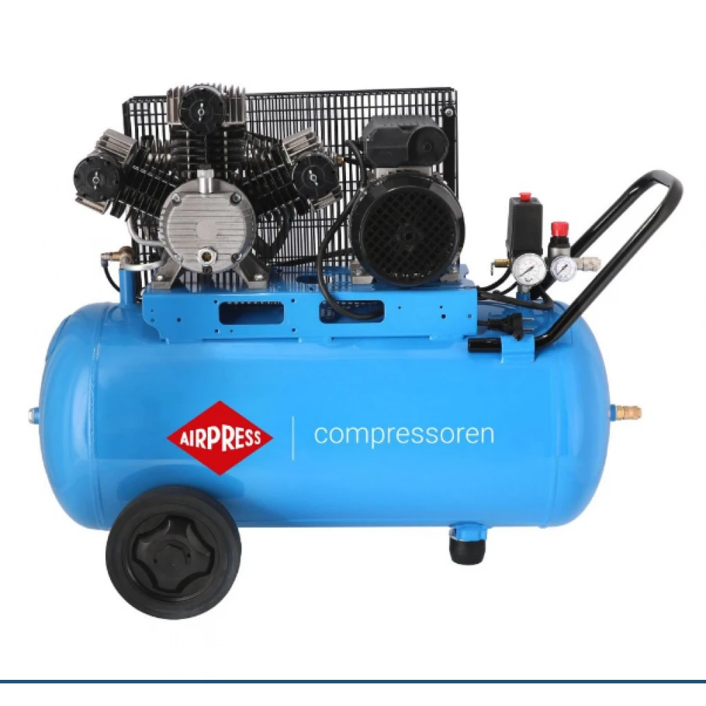 3 бутален компресор LM 100-400 10 бара 3 HP/2.2 kW 320 л./мин. 100 литра 36538-N