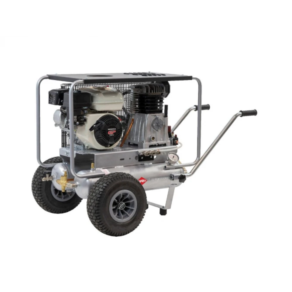 Двубутален дизелов компресор BM 11+11/410 (Honda GX160) 10 бара 4.8 HP / 3.6 kW 247 л./мин. 2 x 11 литра 36755