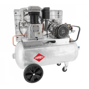 Двубутален компресор поцинкован G 700-90 Pro 11 бара 5.5 HP/4 kW 400V 530 л./мин. 90 литра 369640 