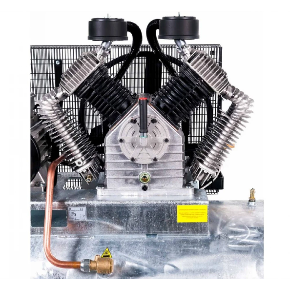 Компресор поцинкован - връзка звезда-триъгълник G 2000-500 SD Pro 11 бара 15 HP/11 kW 400V 1395 л./мин. 500 литра 369675