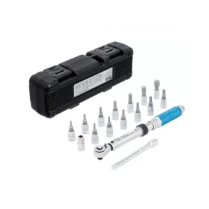 Комплект динамометрични ключове / Изходящ външен квадрат 6,3 мм (1/4") / 3 - 24 Nm / 16 бр. - BGS TECHNIC 72088