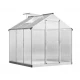 Оранжерия от поликарбонат / Парник с алуминиева рамка BASS 85945-AL