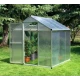 Оранжерия от поликарбонат / Парник с алуминиева рамка BASS 85945-AL