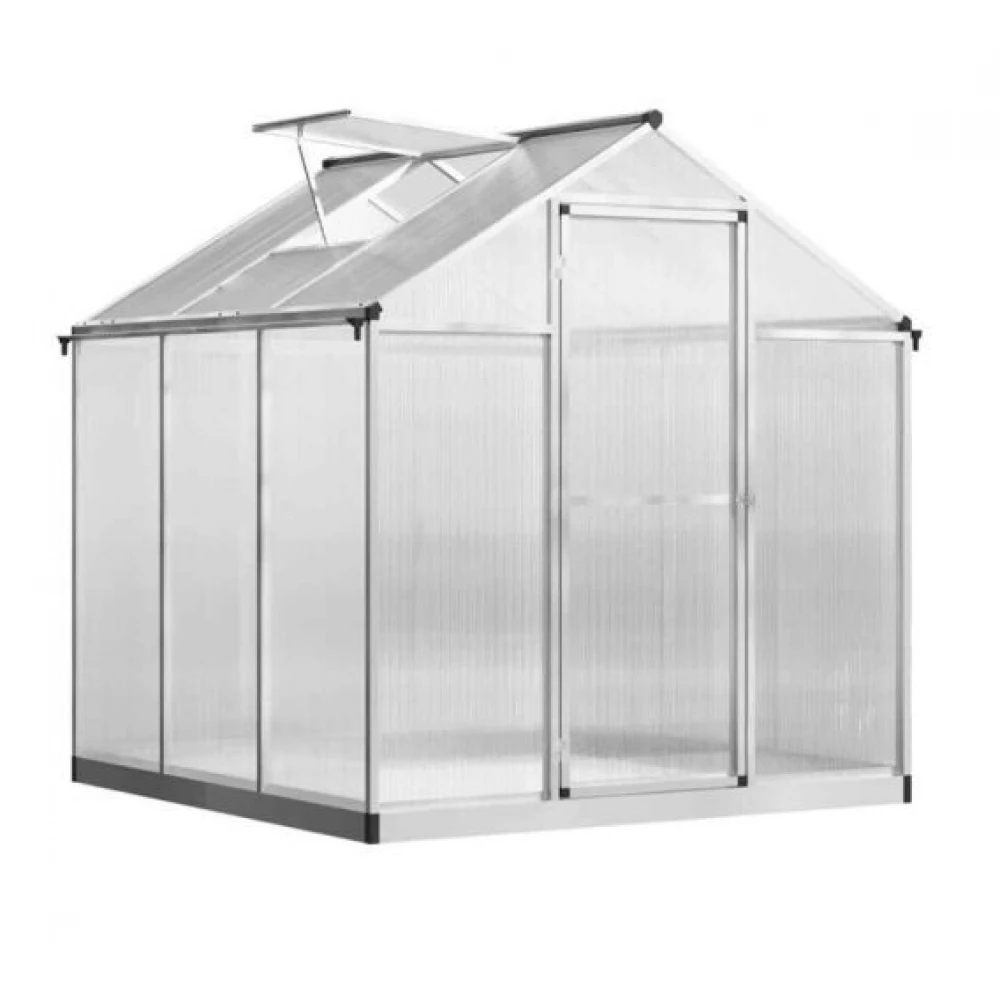Оранжерия от поликарбонат / Парник с алуминиева BASS 85946-AL
