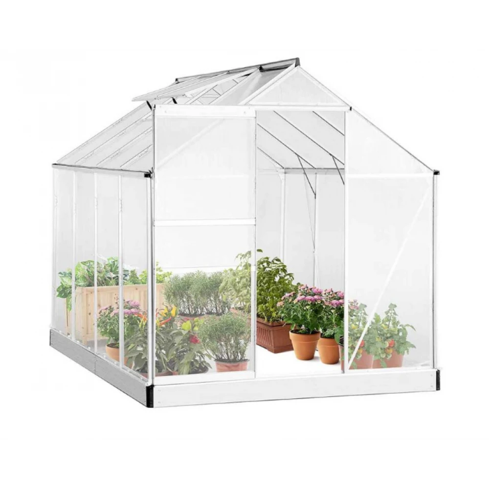 Оранжерия от поликарбонат / Парник с алуминиева BASS 85946-AL