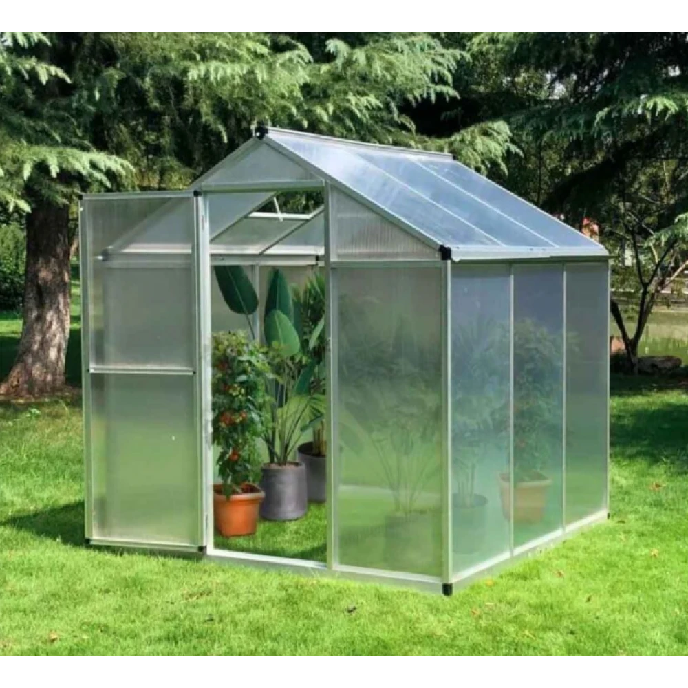 Оранжерия от поликарбонат / Парник с алуминиева BASS 85946-AL