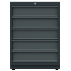 Метален долен шкаф за инструменти, 5 чекмеджета 540x410x125 мм - BG62L5