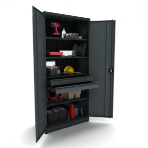 Метален шкаф за инструменти, с 2 врати, 2 чекмеджета - BG95D2L
