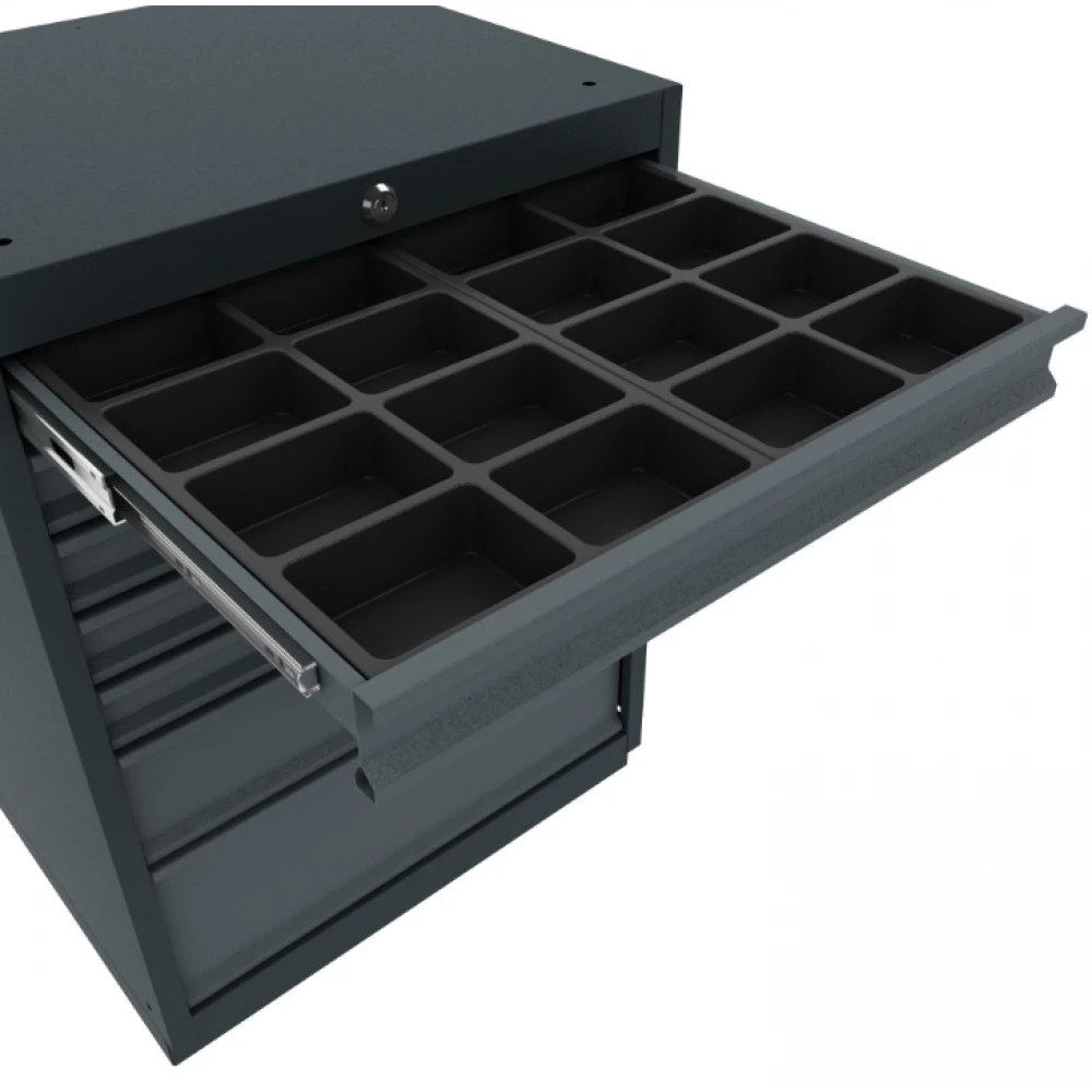 Пластмасов органайзер за чекмеджета, с 8 броя, за инструменти - BGH08