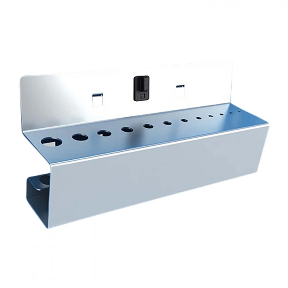 Държачи и куки за шестограмни ключове, за стенни панели, 12 бр. - BGH44