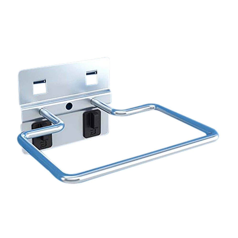 Затворена правоъгълна кука за инструменти върху работни стени - BGH53