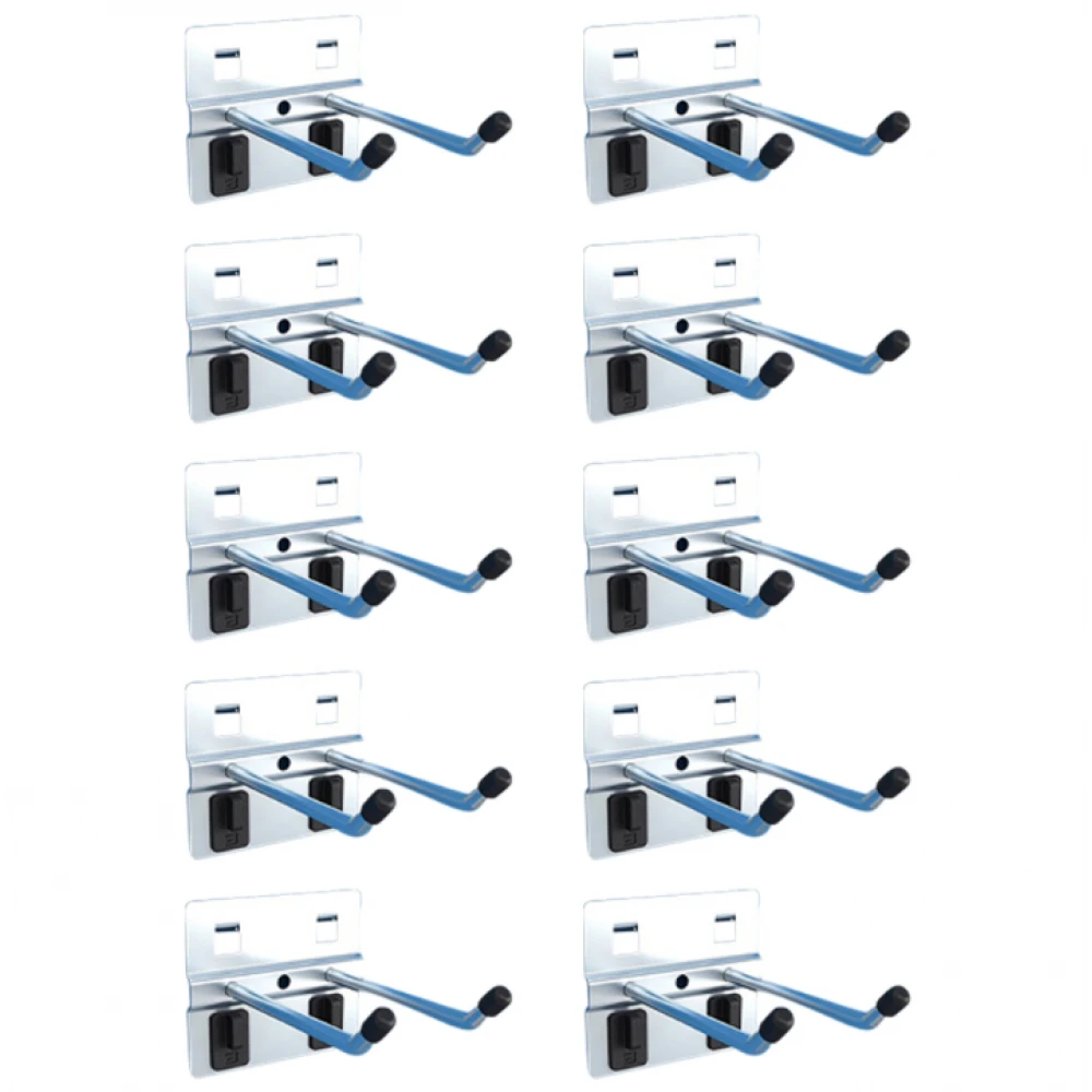 Комплект двойни дълги куки за инструменти 80 мм, 10 броя - BGH57S10