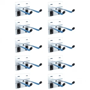 Комплект двойни дълги куки за инструменти 80 мм, 10 броя - BGH57S10