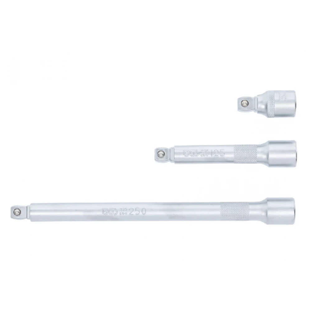 Комплект удължения 1/2" / 50 / 125 / 250 мм 3 броя -BGS2240