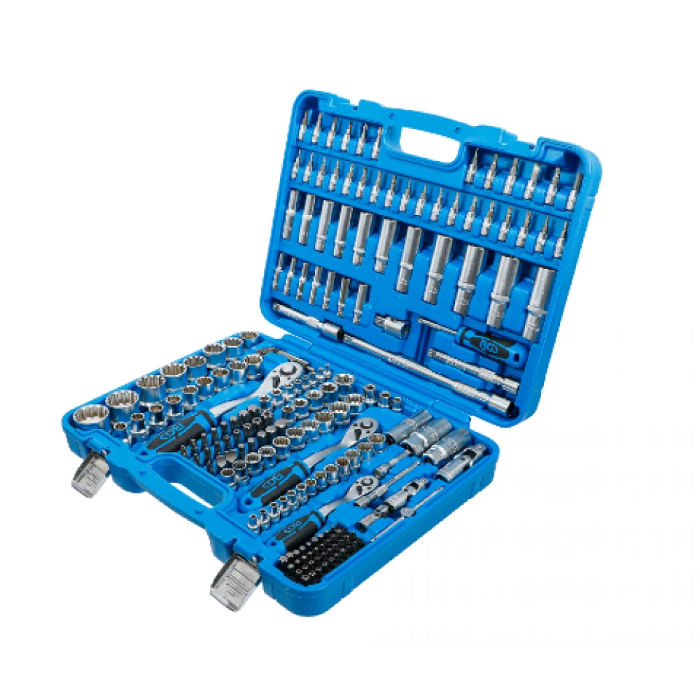 Комплект гедоре "All drive" (1/4"), (3/8"), (1/2") 192 части - BGS2247