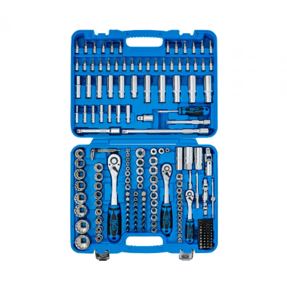 Комплект гедоре "All drive" (1/4"), (3/8"), (1/2") 192 части - BGS2247