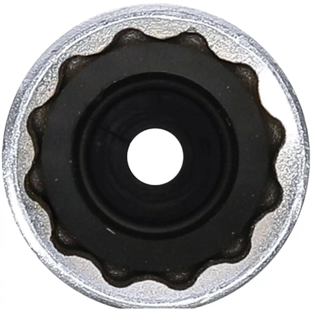 Букса за запалителна свещ с гумена опора, 12-точкова, дълга 10 мм (3/8"), 16 мм - BGS2448