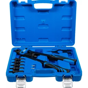 Комплект клещи за нит гайки, M3 - M8, 7 бр. - BGS404