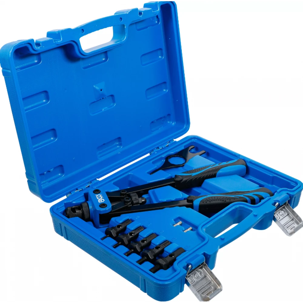 Комплект клещи за нит гайки, M3 - M8, 7 бр. - BGS404