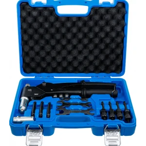 Комплект клещи за нитове, за стандартни нитове, нитови гайки и нитови болтове - BGS438