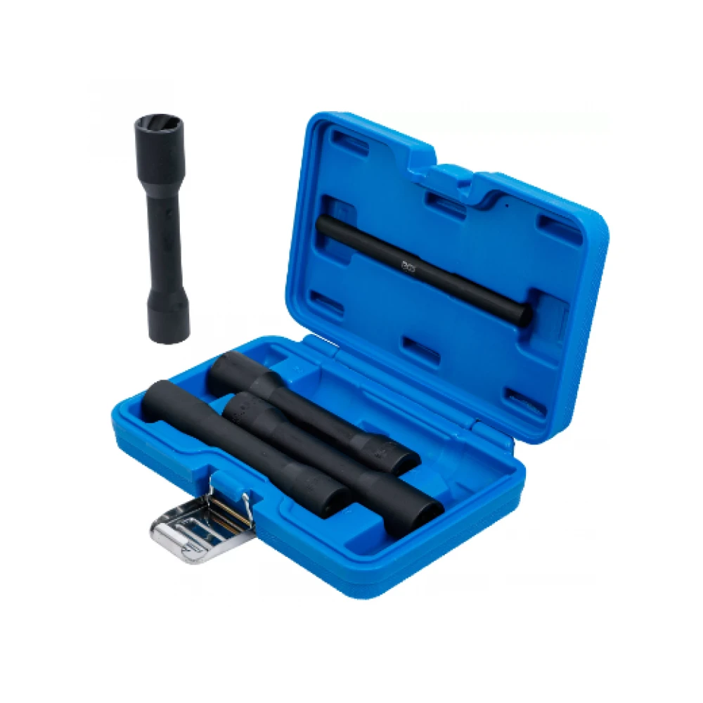 Комплект усукващи муфи (спирален профил) / винтов екстрактор, дълбок / 12,5 мм (1/2") Диск / 17 - 22 мм / 5 бр. - BGS TECHNIC BGS5262