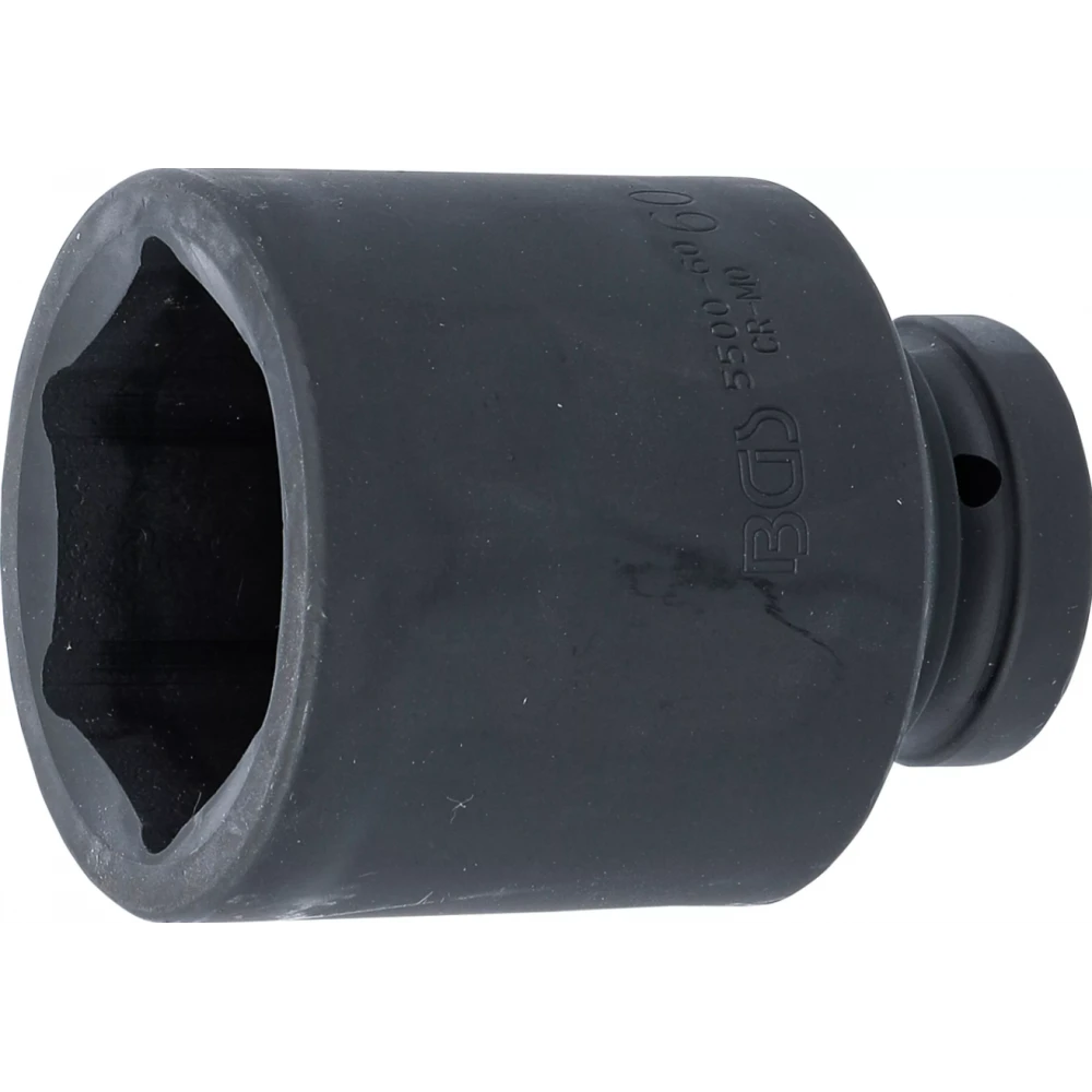 Вложка за ударен гайковерт 60 мм, 1", фосфатирано покритие - BGS5500-60