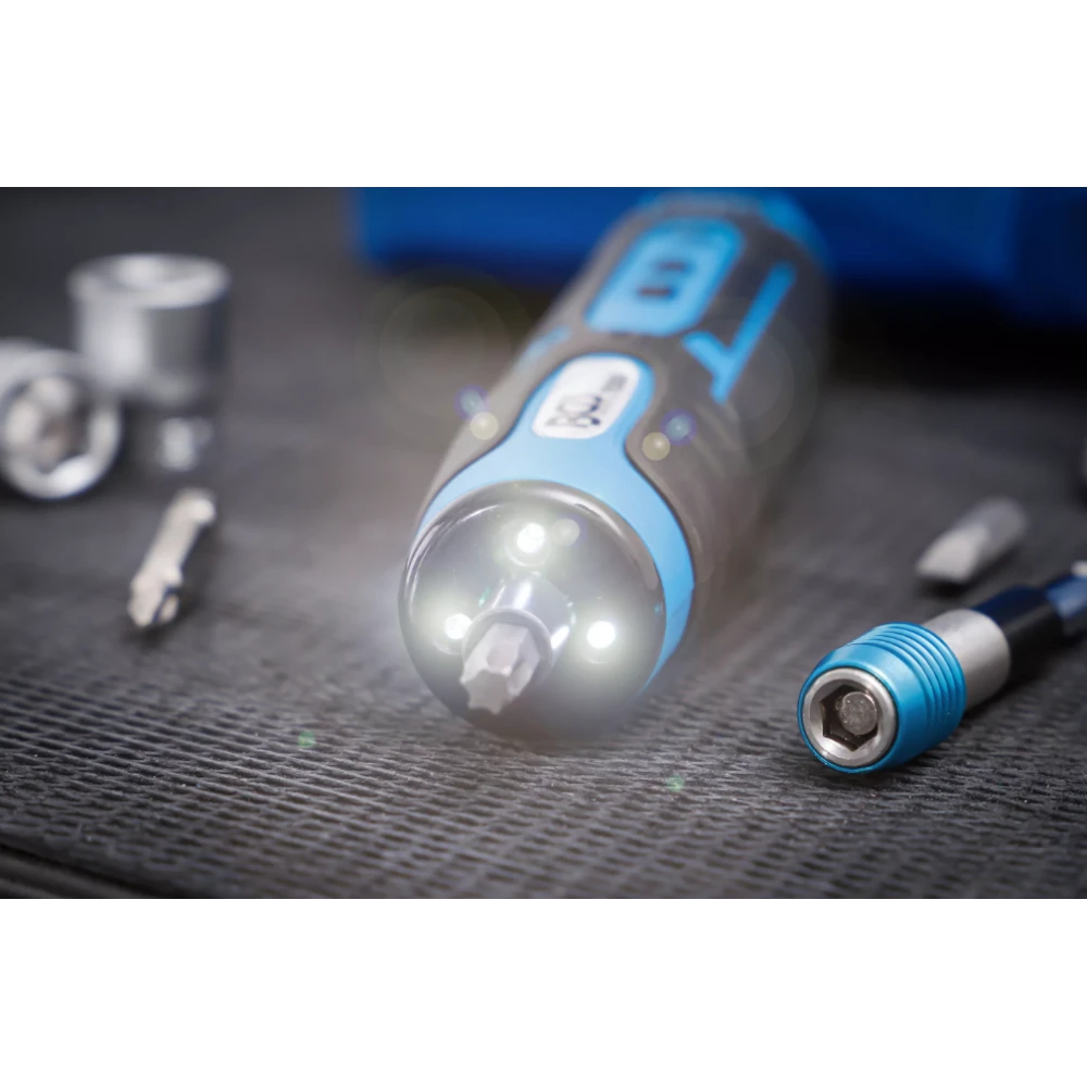 Акумулаторен винтоверт, включва комплект накрайници и гаечни ключове, 41 броя - BGS70209