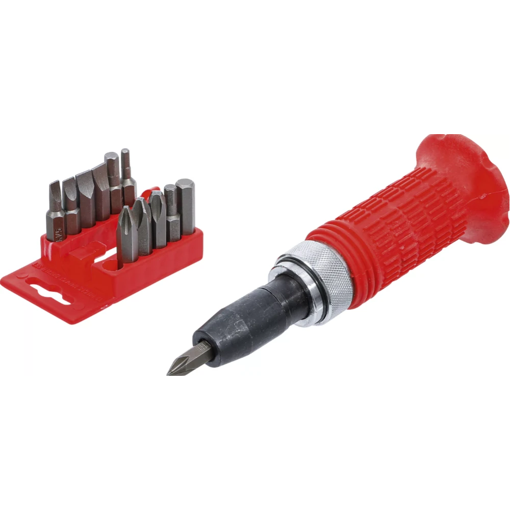 Комплект ръчни ударни ключове, включително накрайници, задвижваща шестостенна вложка 12,5 мм, (1/2") - BGS712