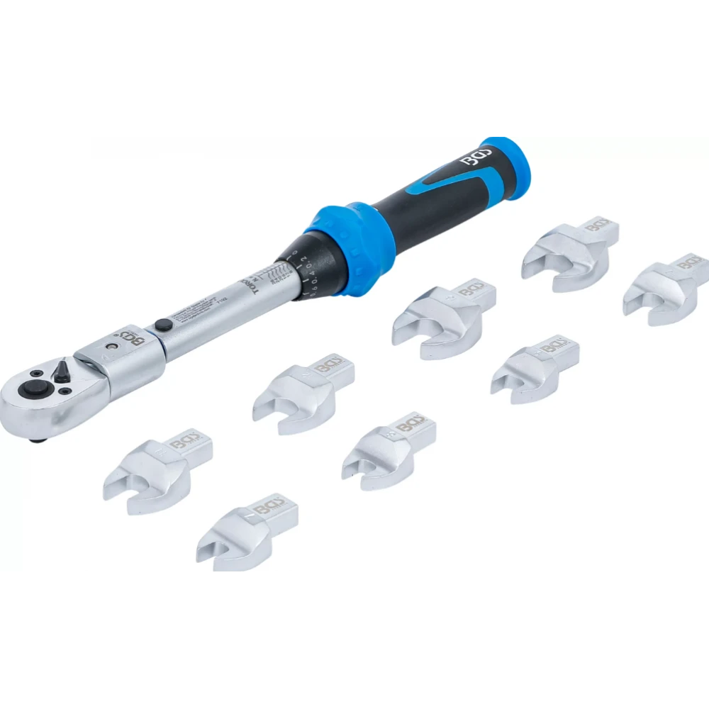 Комплект динамометрични ключове за инструменти, за вложки 9 x 12 мм, 6 - 30 Nm, 10 бр. - BGS7192