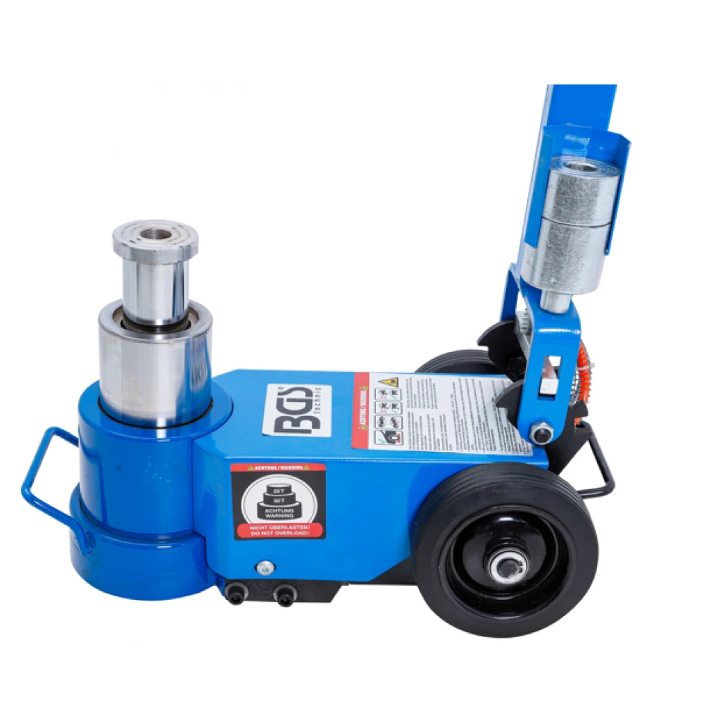 Пневматично хидравличен крик 25 / 50 тона ( мобилен ) BGS74287