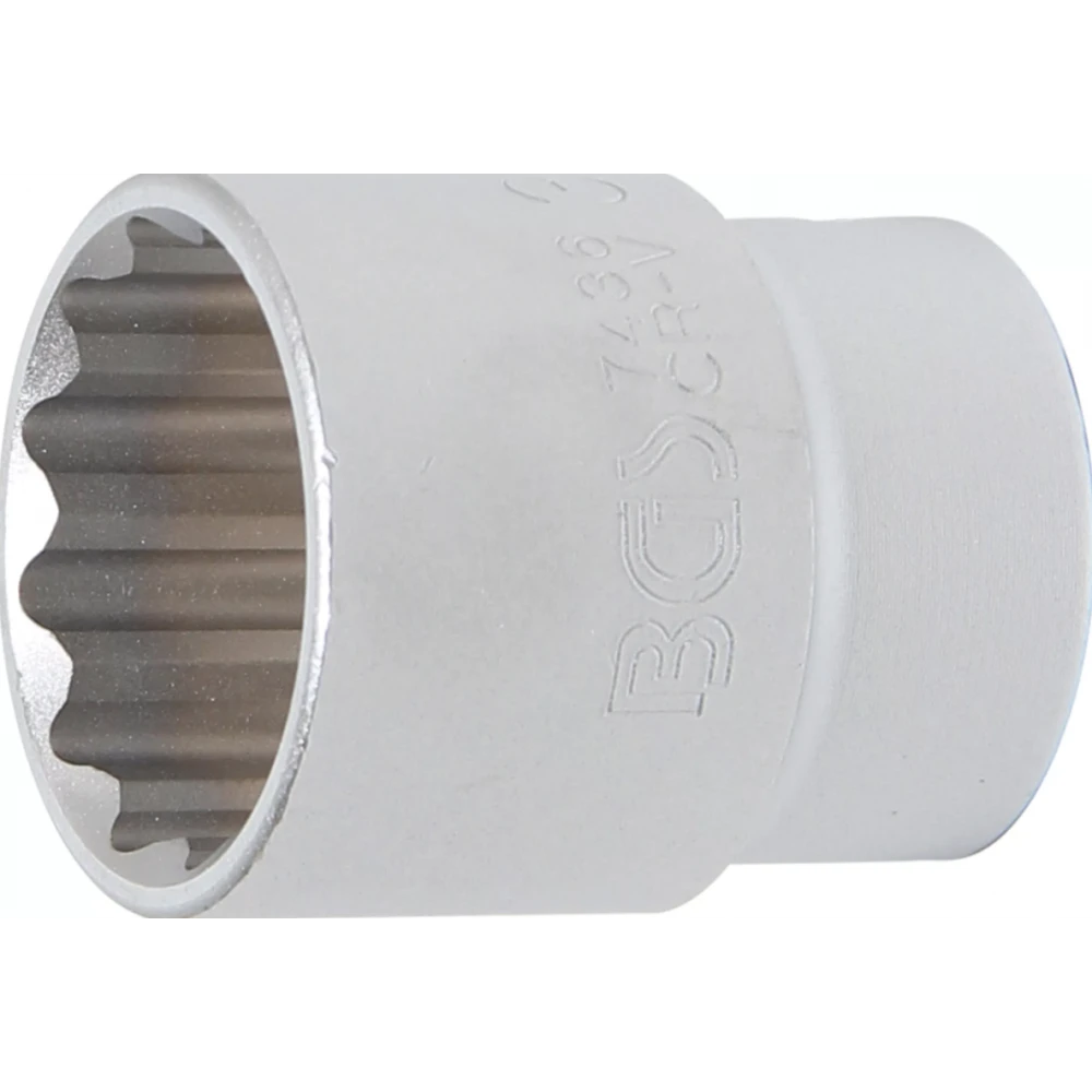 Цокъл, 12-точков, 20 мм (3/4"), задвижване, 36 мм - BGS7436