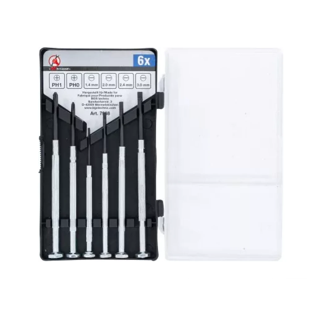 Комплект прецизни мини отвертки / 6 броя BGS7968