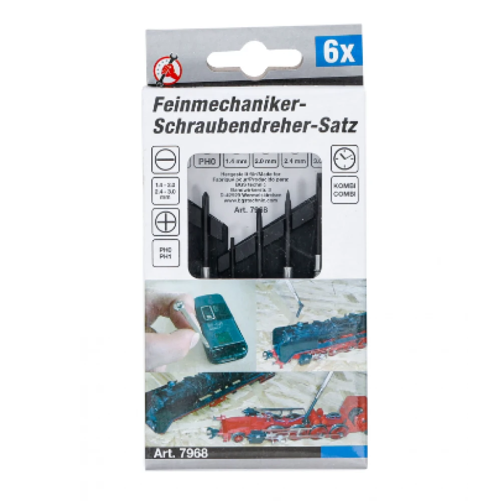 Комплект прецизни мини отвертки / 6 броя BGS7968