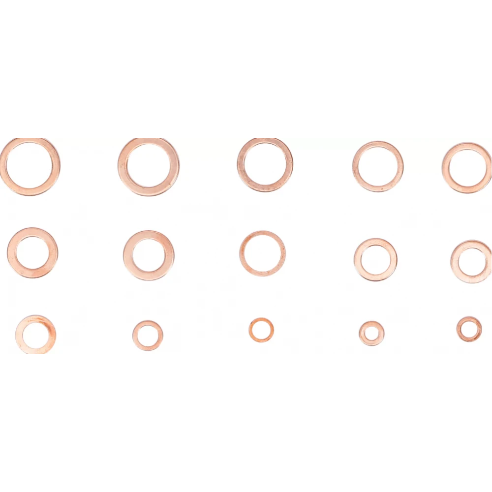 Гама уплътнителни пръстени, О-пръстени, медни, 150 броя - BGS8052