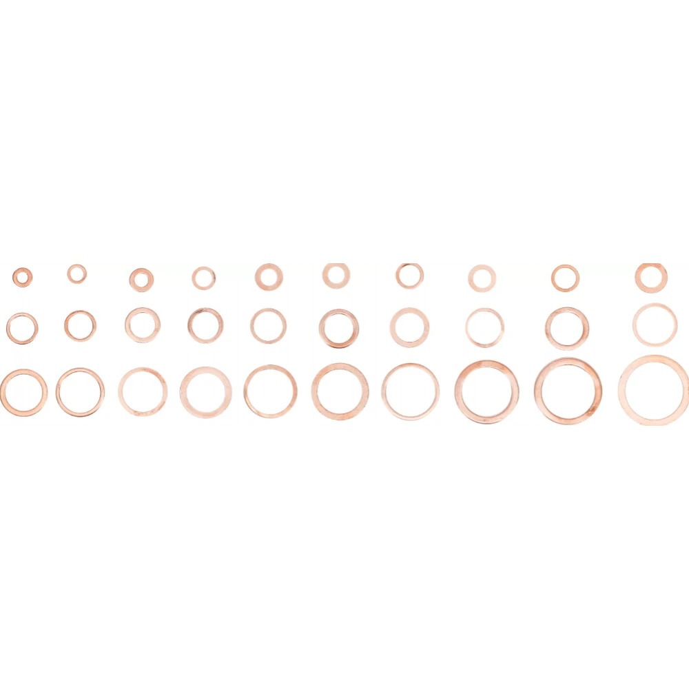 Гама уплътнителни пръстени, О-пръстени, медни, 300 броя - BGS8142