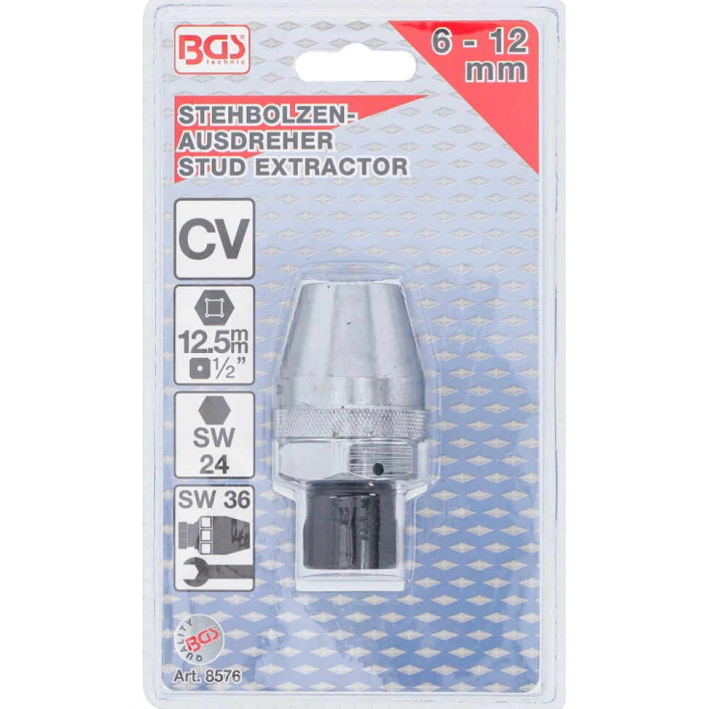 Шпилковадача/инструмент за скъсани болтове и шпилки 6-12мм BGS8576