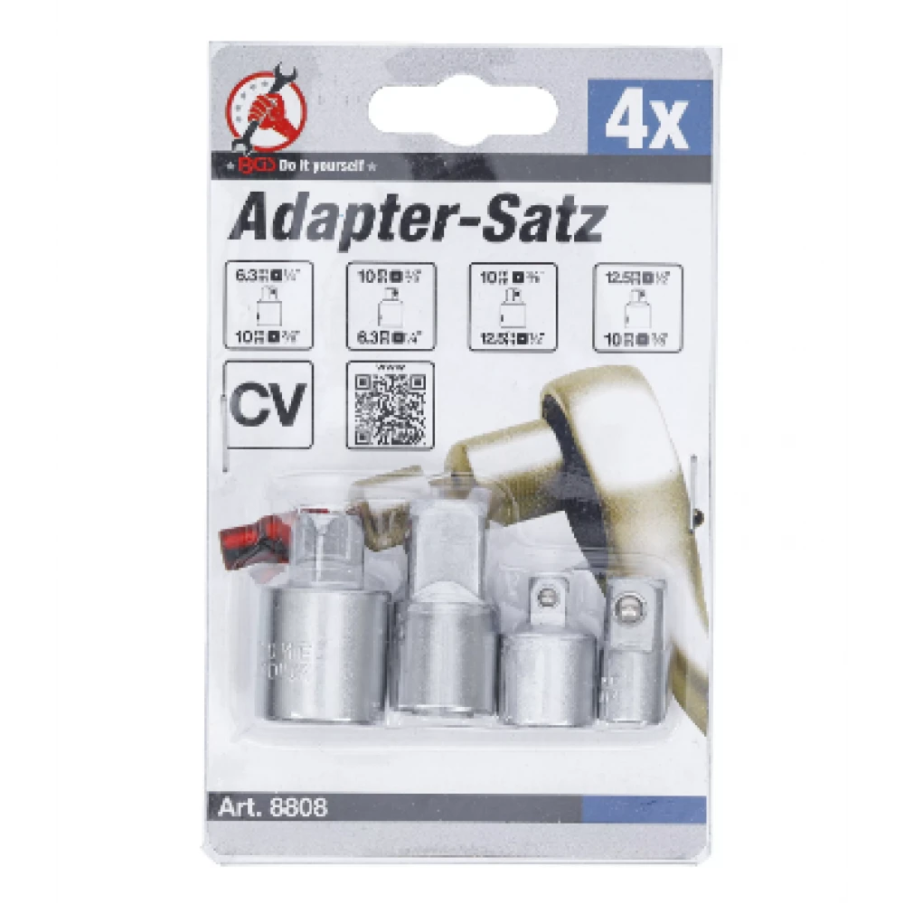 Комплект преходници 4 броя - BGS TECHNIC BGS8808