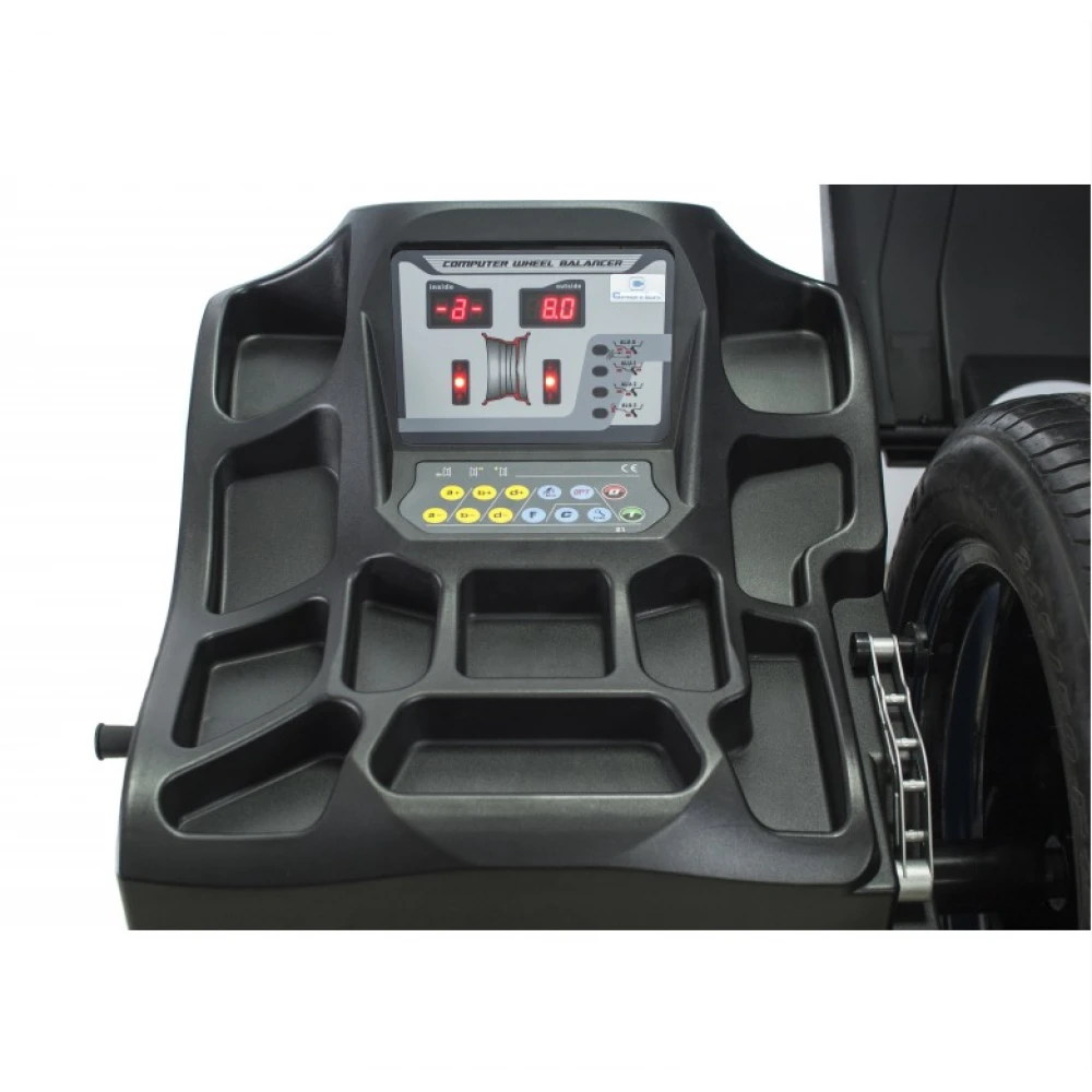 Полуавтоматична балансираща машина за гуми, LED дисплей - CASB96B