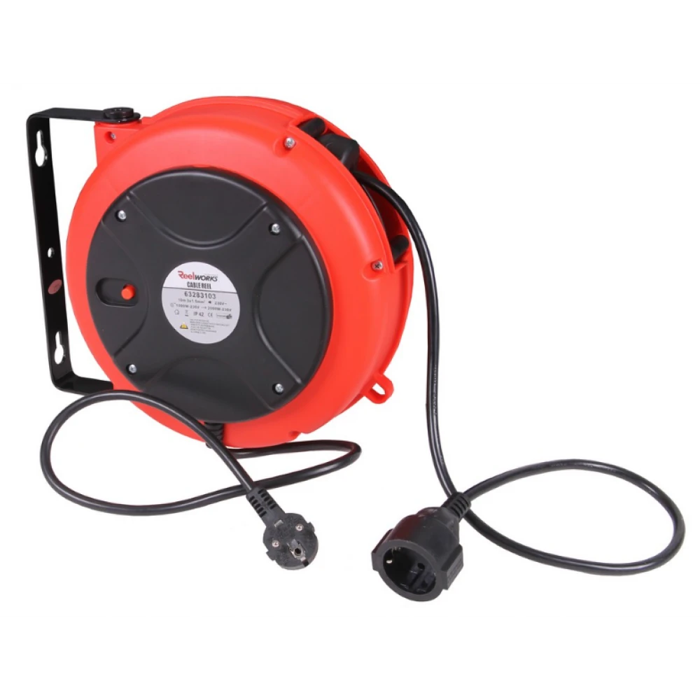 Кабелна макара, автоматична, 230V, 10 м, 3x1.5 мм² - CR10V230H